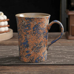 Nordic Ceramic Mug - Vintage Coffee Design with Heat - Resistant Handle - Vintage Coffee Mugs - Hurbane Home