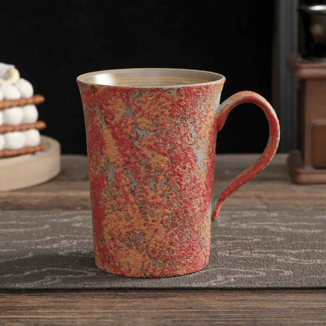 Nordic Ceramic Mug - Vintage Coffee Design with Heat - Resistant Handle - Vintage Coffee Mugs - Hurbane Home