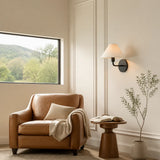Nordic fabric cone wall sconce colour option view 3