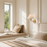 Nordic fabric cone wall sconce colour option view 9