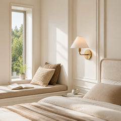 Nordic fabric cone wall sconce colour option view 9
