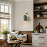 Nordic minimalist glass dome wall sconce alternative angle view 7