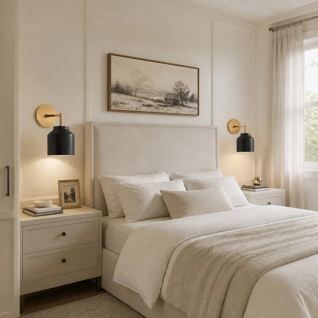Nordic minimalist glass dome wall sconce colour option view 15