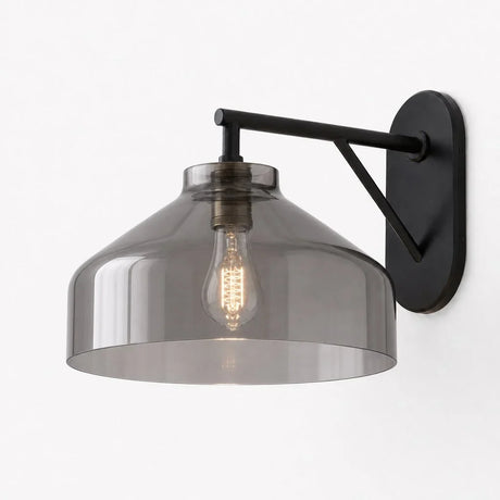 Nordic minimalist glass dome wall sconce colour option view 45
