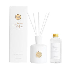 Oil Diffuser Gift Set - Luxury Aromatherapy Set with Reed Sticks for Relaxation - oil reed diffuser - Hurbane Home