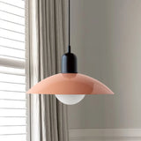 Ophelia Morandi UFO Pendant Light Modern Glass Metal Disc Orb