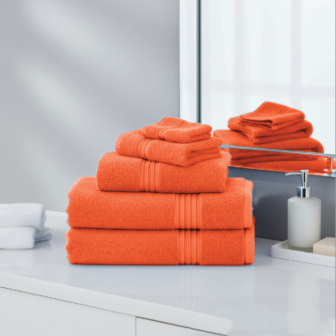 Premium Bath Towel Sets – 100% Egyptian Cotton, 550 GSM, 4 and 8-Piece Sets