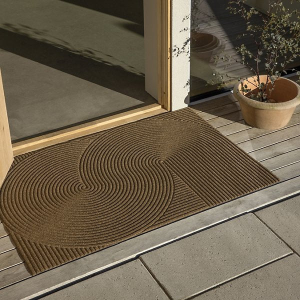 Heymat Sand Outdoor Doormat Recycled PET Non-Slip Rubber Backing