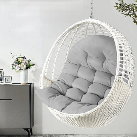 Outdoor Hanging Egg Chair Cushion - Weatherproof, Comfortable Support for Garden Relaxation - Egg Chair Cushion - Hurbane Home