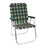 Outdoor Reclining Chair - Folding Aluminum Webbed Beach Lounger With Arms - Outdooor Recline Chair - Hurbane Home