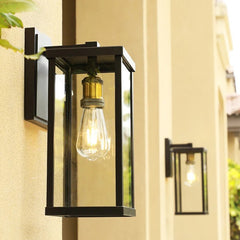 Outdoor Wall Lamp – Modern Waterproof LED Wall Light Fixture - Hurbane Home