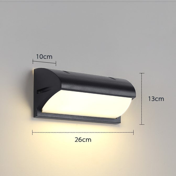 Curved wedge model shown with 26 cm width and 13 cm height labels