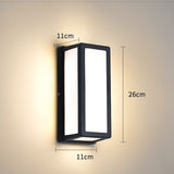 Framed lantern model shown with 11 cm width and 26 cm height labels