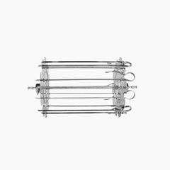 Oven Grill Cage – Rotating Stainless Steel Skewer Cage for BBQ - Hurbane Home