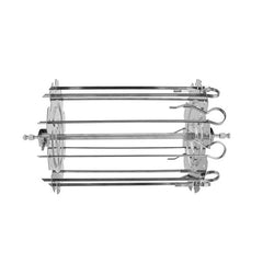 Oven Grill Cage – Rotating Stainless Steel Skewer Cage for BBQ - Hurbane Home