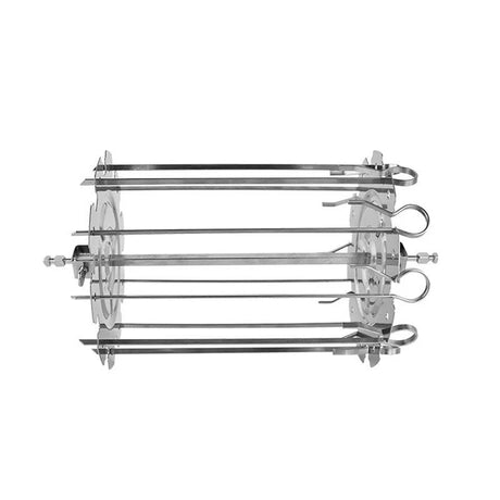 Oven Grill Cage – Rotating Stainless Steel Skewer Cage for BBQ - Hurbane Home