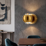 Modern Brass Wall Lamp Jorid Copper LED
