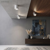 Modern Nordic Ceiling Light ELVI HOME LED styled in a room setting