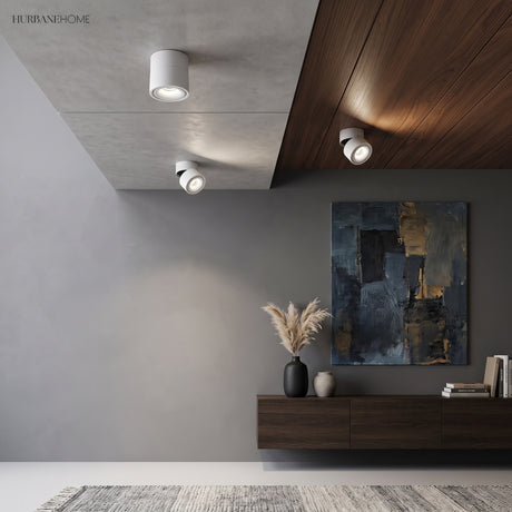Modern Nordic Ceiling Light ELVI HOME LED styled in a room setting