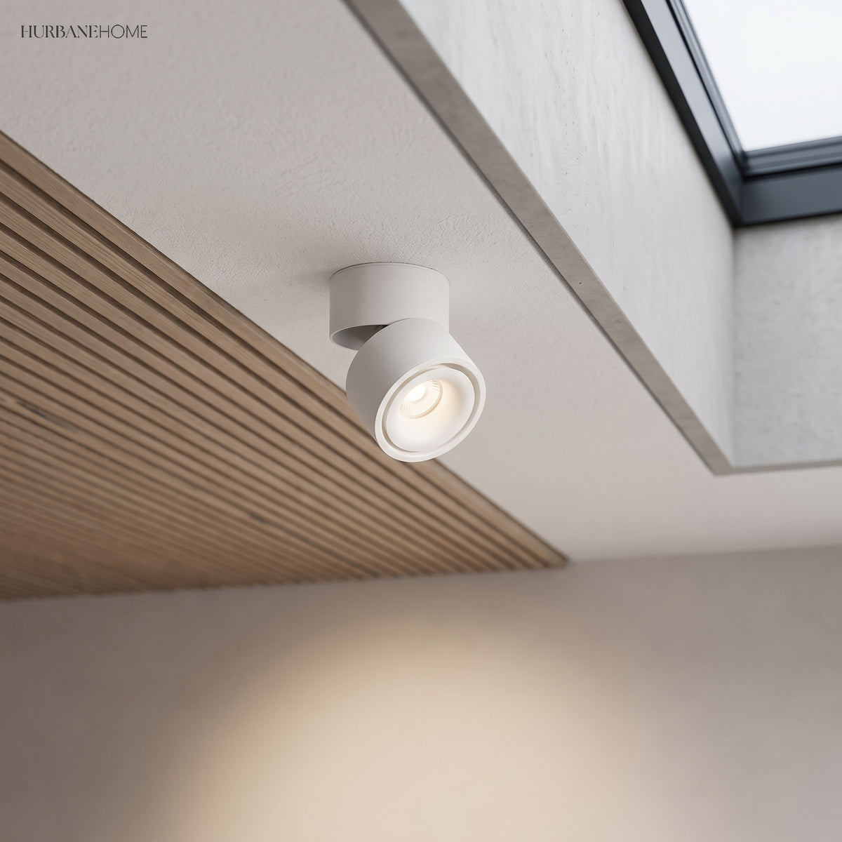 Modern Nordic Ceiling Light ELVI HOME LED styled in a room setting