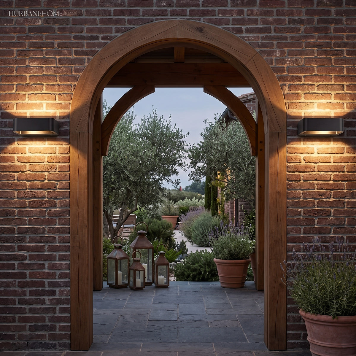 Modern Nico Wall Sconce LED styled in a room setting