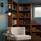Modern Nordic Wall Lamp Oxnard 1-Light styled in a room setting