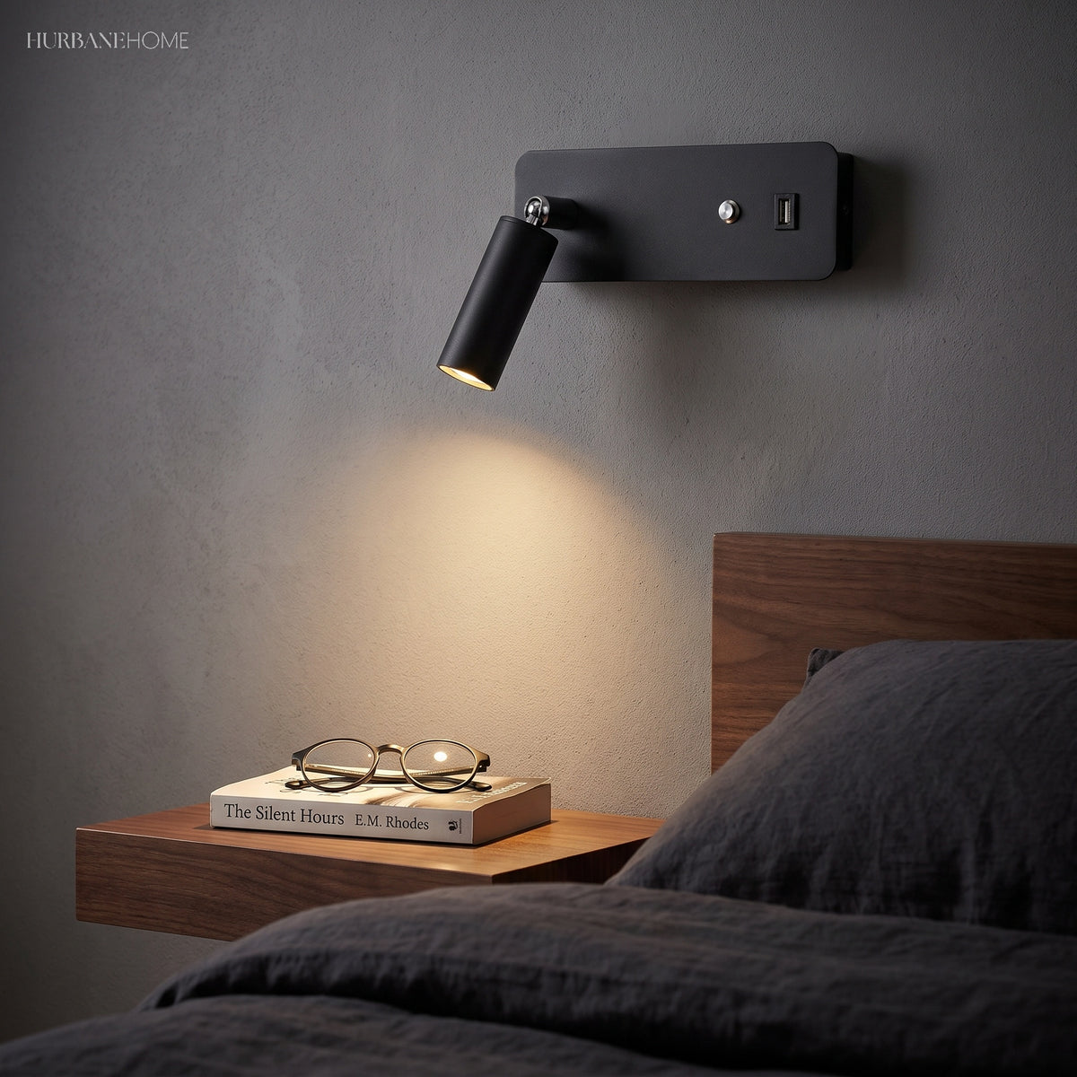 Modern Nordic Wall Lamp LED 1-Light styled in a room setting