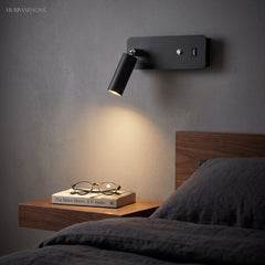 Modern Nordic Wall Lamp LED 1-Light styled in a room setting