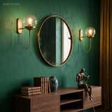 Modern Loft Wall Sconce Berg LED 1-Light styled in a room setting