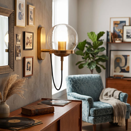 Modern Loft Wall Sconce Berg LED 1-Light
