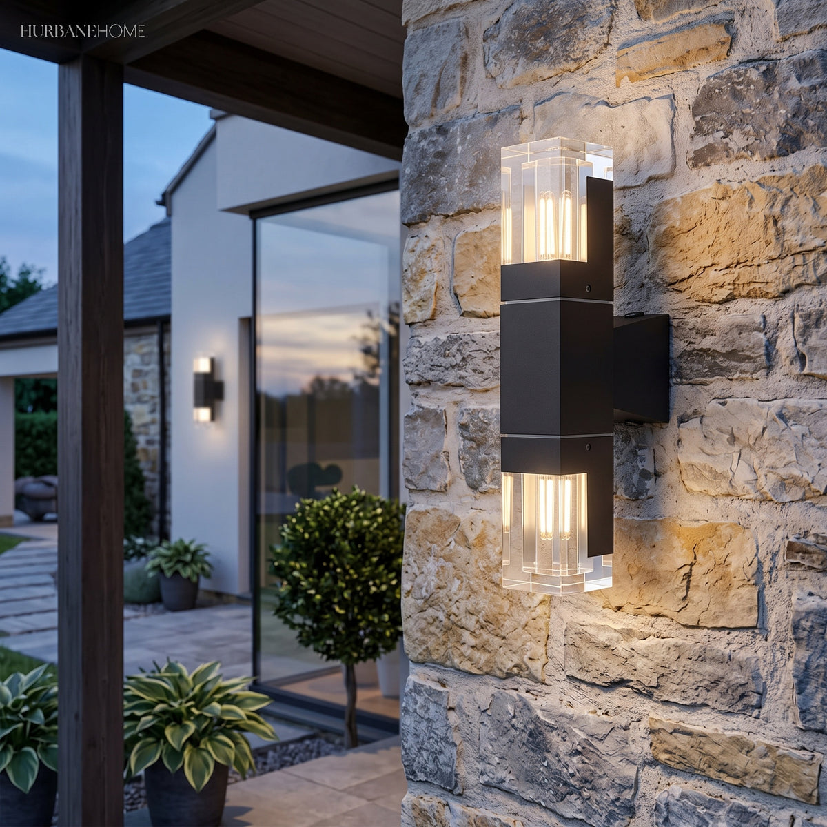 Modern Nordic Wall Sconce ELVI HOME LED styled in a room setting