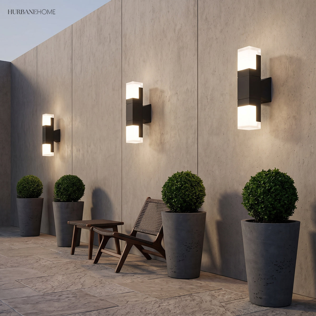 Modern Nordic Wall Sconce ELVI HOME LED styled in a room setting