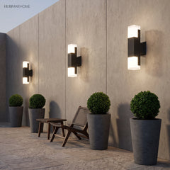 Modern Nordic Wall Sconce ELVI HOME LED styled in a room setting