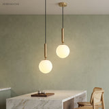 Modern Nordic Pendant Light Lexi 1-Light styled in a room setting
