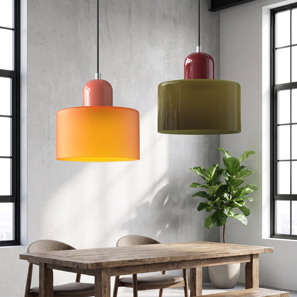 Bauhaus Creative Glass Pendant Light - lifestyle image 1