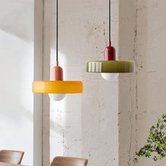 Bauhaus Glass LED Pendant Light - lifestyle image 1