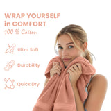 Premium Bath Towel Sets – 100% Egyptian Cotton, 550 GSM, 4 and 8-Piece Sets