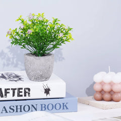Plants for Home Decor - Artificial Babys Breath for Lifelike Indoor Ambiance - Faux Indoor Plants - Hurbane Home