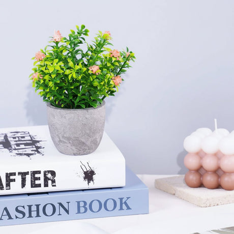Plants for Home Decor - Artificial Babys Breath for Lifelike Indoor Ambiance - Faux Indoor Plants - Hurbane Home