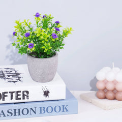 Plants for Home Decor - Artificial Babys Breath for Lifelike Indoor Ambiance - Faux Indoor Plants - Hurbane Home