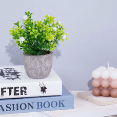 Plants for Home Decor - Artificial Babys Breath for Lifelike Indoor Ambiance - Faux Indoor Plants - Hurbane Home