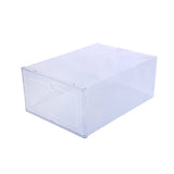 Plastic Shoe Boxes Stackable – Transparent Foldable Dustproof Storage Organizer.