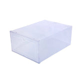 Plastic Shoe Boxes Stackable – Transparent Foldable Dustproof Storage Organizer - Plastic Shoe Organizer - Hurbane Home