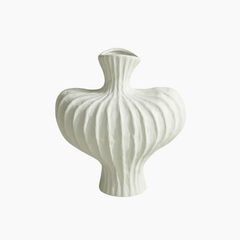 Plastic Vase – Modern Minimalist Water - Holding Tabletop Floral Decor - Hurbane Home