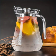 Plastic Water Pitcher - Infuser Design for Perfect Fruit - Infused Beverages - Fruit Infusion pitcher - Hurbane Home