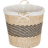 Polyester Laundry Basket - Durable Wicker Design for Organized Clothes Storage - Wicker Laundry Basket - Hurbane Home