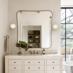 Modern porcelain shade wall sconce colour option view 9