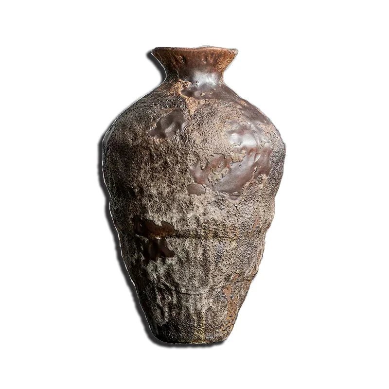 Porcelain Vase – Handmade Rustic Ceramic Farmhouse Centerpiece Matte - Hurbane Home
