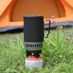 Portable Gas Stove - Compact, Windproof Backpacking Camp Stove for Outdoor Cooking - Backpacking Camp Stove - Hurbane Home
