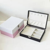 Portable Jewelry Box Organizer - Compact Travel Storage with Multi - Compartment Design - Jewelry Organizer Box - Hurbane Home